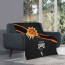 NBA Phoenix Suns Blanket Throw - Team 2013 Logo Stripe Background