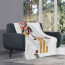 NFL Tyreek Hill Blanket Throw - Tyreek Hill 10 Miami Dolphins Running On Gray Background