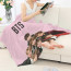 BTS Blanket Throw - BTS Members On Pink Background