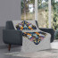 Coldplay Blanket Throw - Coldplay Kaleidoscope EP Poster Art Gray Background