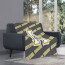 Appalachian State Mountaineers Blanket Throw - Appalachian State Mountaineers College Football Medley Monogram Wordmark