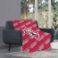 Davidson Wildcats Blanket Throw - Davidson College Wildcats College Football Medley Monogram Wordmark