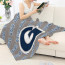 Georgetown Hoyas Blanket Throw - Georgetown University Hoyas College Football Medley Monogram Wordmark