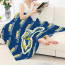 Lions Mars Hill University Blanket Throw - Lions Mars Hill University College Football Medley Monogram Wordmark