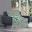 North Texas Mean Green Blanket Throw - North Texas Mean Green College Football Medley Monogram Wordmark