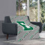 Eastern Michigan Eagles Blanket Throw - Eastern Michigan Eagles College Football Medley Monogram Wordmark