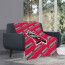 Warriors East Stroudsburg University of Pennsylvania Blanket Throw - Warriors East Stroudsburg University of Pennsylvania College Football Medley Monogram Wordmark