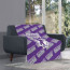 Tarleton Texans Blanket Throw - Tarleton State University Texans College Football Medley Monogram Wordmark