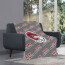 Rams Winston Salem State University Blanket Throw - Rams Winston Salem State University College Football Medley Monogram Wordmark
