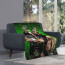 WWE Blanket Throw - WWE DX Army Triple X And Shawn Michaels Standing On Green Background