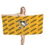 NHL Pittsburgh Penguins Bath Beach Towel - Pittsburgh Penguins Medley Monogram Wordmark