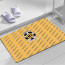 Cambridge United FC Door Mat Floor Mat Bath Mat - Cambridge Football Club Medley Monogram Wordmark