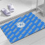 Queens Park Rangers FC Door Mat Floor Mat Bath Mat - Queens Football Club Medley Monogram Wordmark