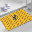 Wolverhampton Wanderers Football Club Door Mat Floor Mat Bath Mat - Wolverhampton Wanderers Football Club Medley Monogram Wordmark