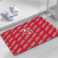 Houston Cougars Door Mat Floor Mat Bath Mat - Houston Cougars College Football Medley Monogram Wordmark