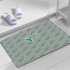 North Texas Mean Green Door Mat Floor Mat Bath Mat - North Texas Mean Green College Football Medley Monogram Wordmark