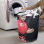 F1 Formula One Charles Leclerc Clothes Hamper Laundry Basket - Charles Leclerc 16 Portrait On Black Background