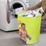 WWE Eddie Guerrero Clothes Hamper Laundry Basket - Eddie Guerrero Viva Raza Cartoon Art