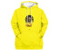 F1 Formula One Carlos Sainz Hoodie Pullover - Carlos Sainz Portrait On Yellow Background