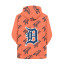 MLB Detroit Tigers Hoodie Pullover - Detroit Tigers Medley Monogram Wordmark