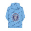 MLS New York City FC Hoodie Pullover - New York City Football Club Medley Monogram Wordmark