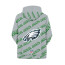 NFL Philadelphia Eagles Hoodie Pullover - Philadelphia Eagles Medley Monogram Wordmark