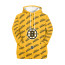 NHL Boston Bruins Hoodie Pullover - Boston Bruins Medley Monogram Wordmark