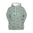 North Texas Mean Green Hoodie Pullover - North Texas Mean Green College Football Medley Monogram Wordmark