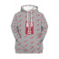 Temple Owls Hoodie Pullover - Temple Owls College Football Medley Monogram Wordmark