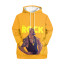 WWE The Rock Hoodie Pullover - The Rock Side Portrait Cartoon Art