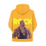 WWE The Rock Hoodie Pullover - The Rock Side Portrait Cartoon Art