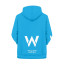 F1 Formula One Williams Racing Hoodie Pullover - Williams Racing Logo On Blue Background