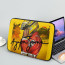 F1 Formula One Ayrton Senna Laptop Sleeve Carrying Case For 10 12 13 15 17 Inch Notebooks - Ayrton Senna Side Portrait Yellow Background