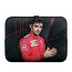 F1 Formula One Charles Leclerc Laptop Sleeve Carrying Case For 10 12 13 15 17 Inch Notebooks - Charles Leclerc 16 Portrait On Black Background
