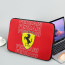 F1 Formula One Ferrari Laptop Sleeve Carrying Case For 10 12 13 15 17 Inch Notebooks - Ferrari Logo On Word Art Red Background