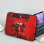 F1 Formula One Michael Schumacher Laptop Sleeve Carrying Case For 10 12 13 15 17 Inch Notebooks - Michael Schumacher Formula 1 Pit Crew Red Background
