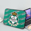 Santos Laguna Laptop Sleeve Carrying Case For 10 12 13 15 17 Inch Notebooks - Laguna Football Club Medley Monogram Wordmark