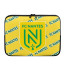 FC Nantes Football Club Laptop Sleeve Carrying Case For 10 12 13 15 17 Inch Notebooks - Nantes Football Club Medley Monogram Wordmark