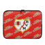 Rayo Vallecano Laptop Sleeve Carrying Case For 10 12 13 15 17 Inch Notebooks - Vallecano Football Club Medley Monogram Wordmark