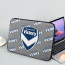 Melbourne Victory FC Laptop Sleeve Carrying Case For 10 12 13 15 17 Inch Notebooks - Melbourne Football Club Medley Monogram Wordmark