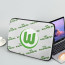 VFL Wolfsburg Football Club Laptop Sleeve Carrying Case For 10 12 13 15 17 Inch Notebooks - Wolfsburg Football Club Medley Monogram Wordmark