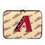 MLB Arizona Diamondbacks Laptop Sleeve Carrying Case For 10 12 13 15 17 Inch Notebooks - Arizona Diamondbacks Medley Monogram Wordmark