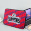 NBA Los Angeles Clippers Laptop Sleeve Carrying Case For 10 12 13 15 17 Inch Notebooks - Los Angeles Clippers Medley Monogram Wordmark