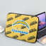 NFL Los Angeles Chargers Laptop Sleeve Carrying Case For 10 12 13 15 17 Inch Notebooks - Los Angeles Chargers Medley Monogram Wordmark