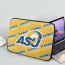 Angelo State University Rams Laptop Sleeve Carrying Case For 10 12 13 15 17 Inch Notebooks - Angelo State University Rams College Football Medley Monogram Wordmark