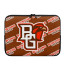 Bowling Green Falcons Laptop Sleeve Carrying Case For 10 12 13 15 17 Inch Notebooks - Bowling Green Falcons College Football Medley Monogram Wordmark