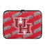 Houston Cougars Laptop Sleeve Carrying Case For 10 12 13 15 17 Inch Notebooks - Houston Cougars College Football Medley Monogram Wordmark