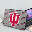 Indiana Hoosiers Laptop Sleeve Carrying Case For 10 12 13 15 17 Inch Notebooks - Indiana Hoosiers College Football Medley Monogram Wordmark
