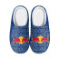 F1 Formula One Red Bull Slippers - Red Bull Logo On Word Art Blue Background