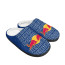 F1 Formula One Red Bull Slippers - Red Bull Logo On Word Art Blue Background